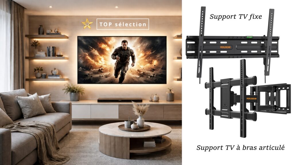 Meilleur Support TV mural orientable ou fixe
