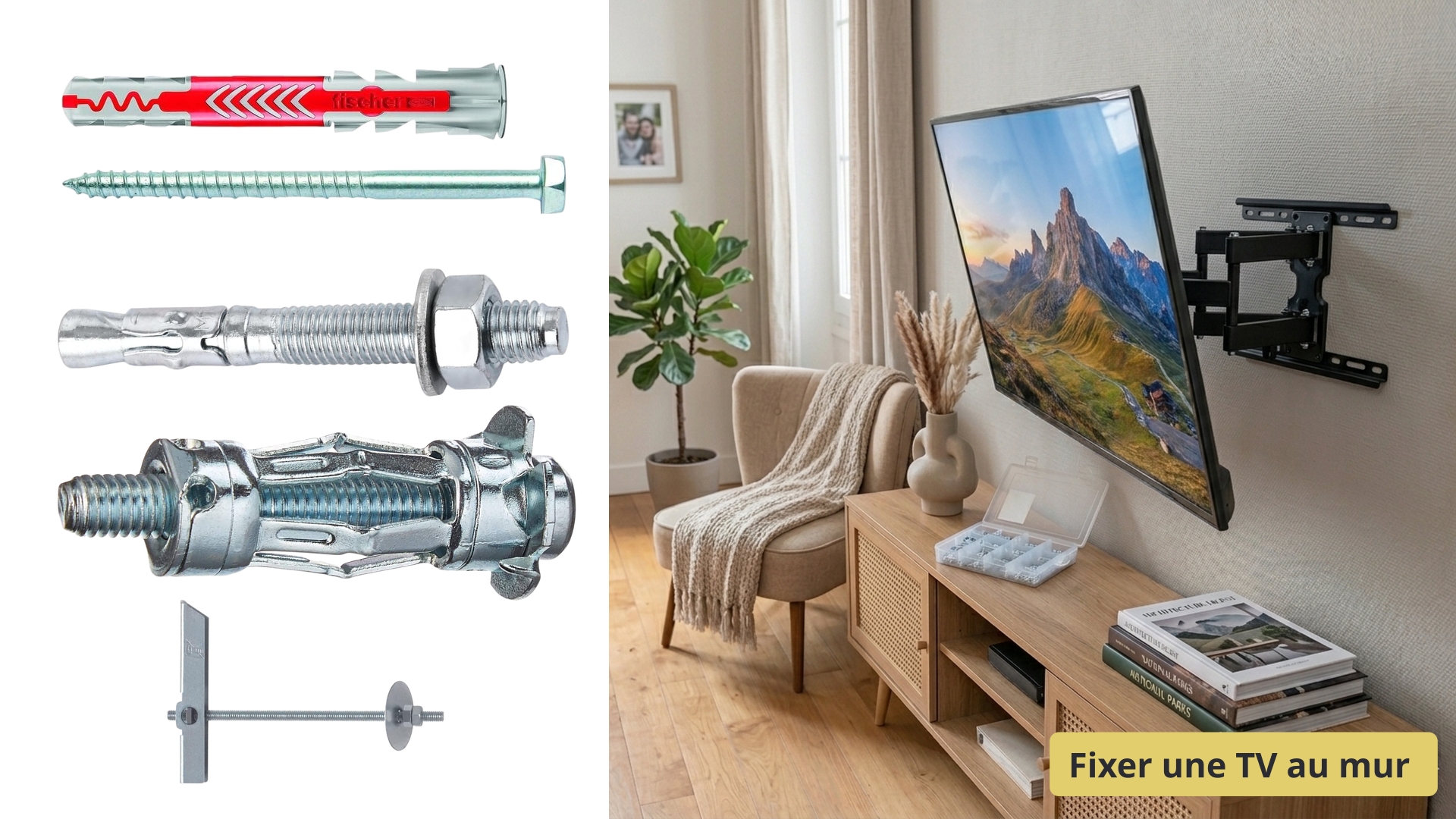 Comment fixer une TV au mur avec un support mural TV